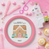 Gingerbread House | Christmas Cookie Exchange Papieren Bordje (Feest)