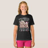 Gingerbread House Construction Crew - Christmas T-shirt (Voorkant volledig)
