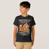 Gingerbread House Construction Crew Cookie Baking  T-shirt (Voorkant volledig)