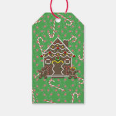 Gingerbread House Kerst Snoep Cadeaulabel (Voorkant)