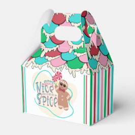 Gingerbread House Kerstfeest Favor Box Bedankdoosjes