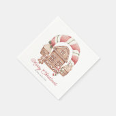 Gingerbread House | kerstservetten Servet (Hoek)