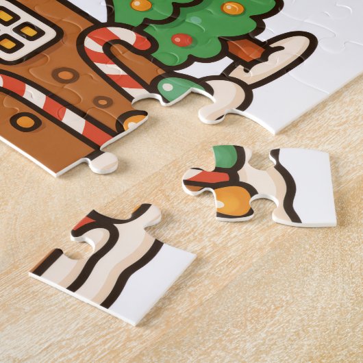 Gingerbread House Legpuzzel (Zijkant)