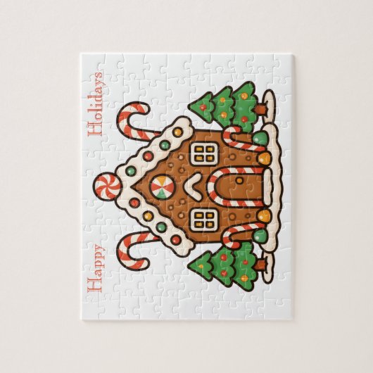 Gingerbread House Legpuzzel (Verticaal)