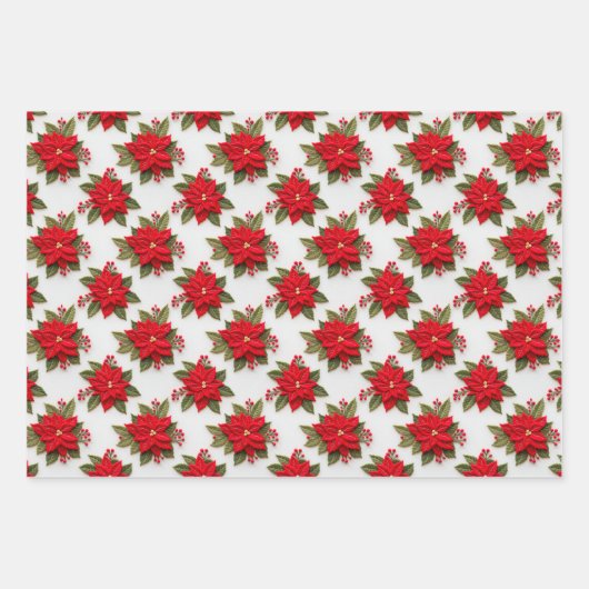 Gingerbread House Needlework Kerst Feestdagen Inpakpapier Vel (Voorkant 3)