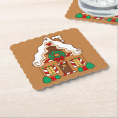 Gingerbread House Onderzetters (Gebogen)