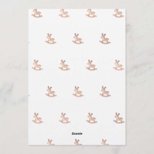 Gingerbread House Ornament Baby Shower Invitation Kaart (Achterkant)