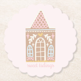 Gingerbread House Papier Onderzetter