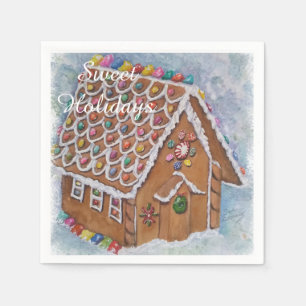 Gingerbread House Party Servet