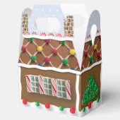 Gingerbread House Persoonlijke Kerstdoos Bedankdoosjes (Geopend)