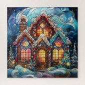 Gingerbread House Puzzel (Verticaal)