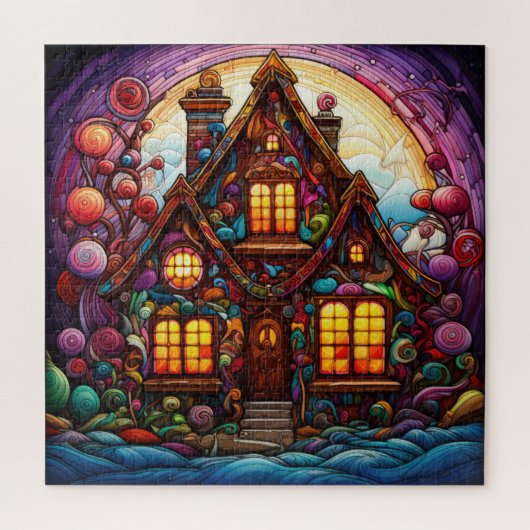 Gingerbread House Puzzel (Verticaal)