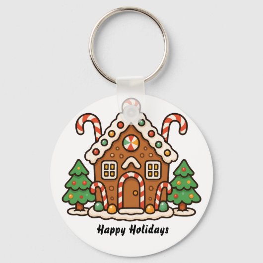 Gingerbread House  Sleutelhanger (Voorkant)