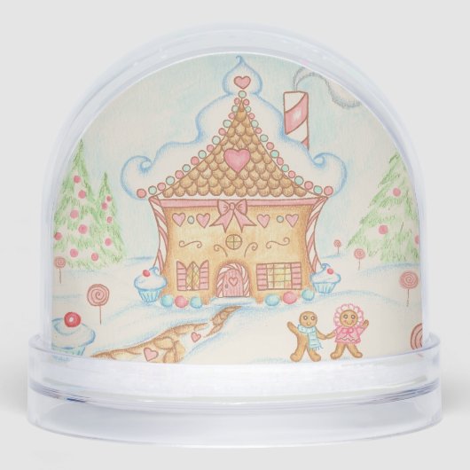 Gingerbread House Snow Globe  (Avant)