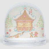 Gingerbread House Snow Globe  (Arrière)