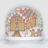 Gingerbread House Snow Wereldbol Sneeuwbol (Voorkant)