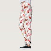 Gingerbread huis Kerst Leggings (Links)