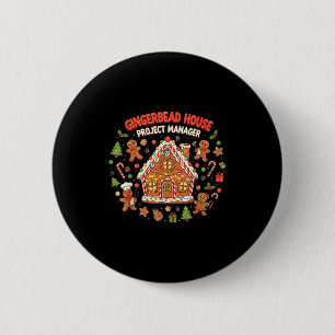 Gingerbread Huis Projectmanager Koekjes Bakken Fu Ronde Button 5,7 Cm
