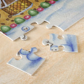 Gingerbread Huis Puzzel (Zijkant)