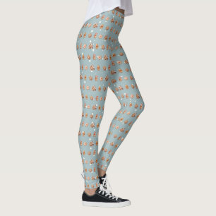 Gingerbread Huizen en Mannen Leggings