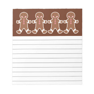 Gingerbread Jongens Notitieblok