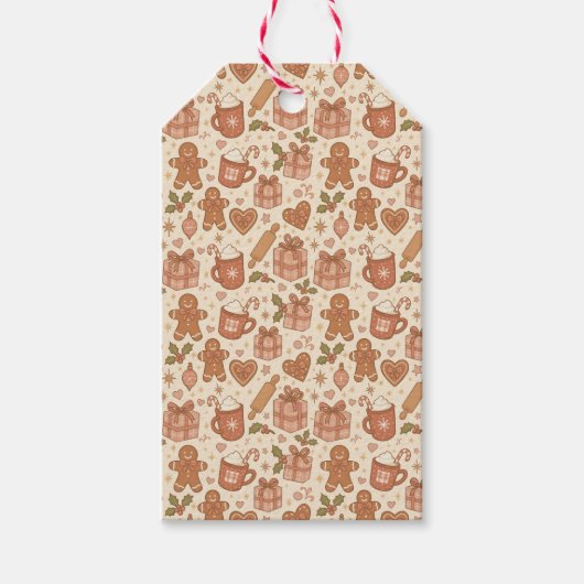 Gingerbread Joy Cadeaulabel (Voorkant)