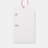 Gingerbread Joy Cadeaulabel (Achterkant)