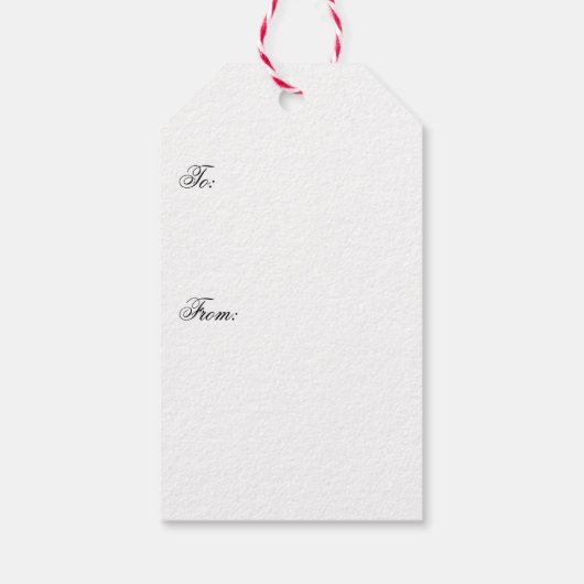 Gingerbread Joy Cadeaulabel (Achterkant)