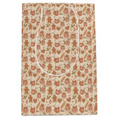 Gingerbread Joy Medium Cadeauzakje (Voorkant)