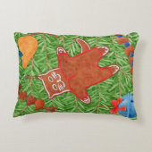GINGERBREAD KAT accent kussen (Achterkant)