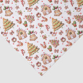 Gingerbread Kerst Tissue Paper Tissuepapier (Detail)