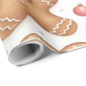 Gingerbread kerstinpakpapier cadeaupapier (Rol Hoek)