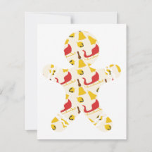 Gingerbread kerstkaart