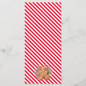 Gingerbread Kerstmenu Menu (Achterkant)