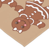 Gingerbread Kersttafel Runner Korte Tafelloper (Hoek)