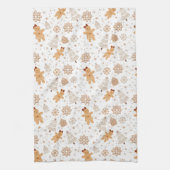 Gingerbread Keuken Handdoek met kerstboom (Verticaal)