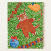 GINGERBREAD KITTY 8.5x11 Planificateur (Dos)