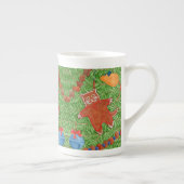 GINGERBREAD KITTY Bone China Mug (Droite)