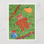 GINGERBREAD KITTY Carte postale (Devant)