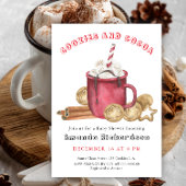 Gingerbread koekjes en cacao Baby shower Kaart