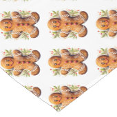 Gingerbread koekjes met kerst Holly Medium Tafelloper (Hoek)