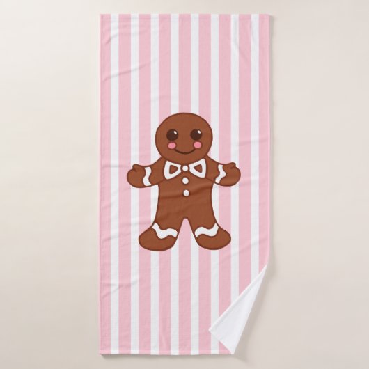 Gingerbread Koekjesbadhanddoek Badhanddoek (Badhanddoek)