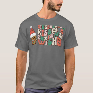 Gingerbread kussen kerstwensen t-shirt