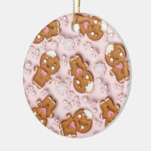 Gingerbread Love Pattern Ornament (Links)
