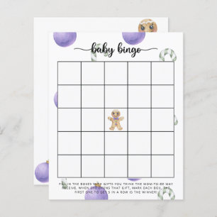 Gingerbread man - Baby shower bingo spel