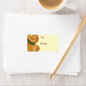 Gingerbread Man Cadeau Labels (Insitu)