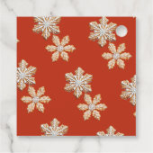 Gingerbread Man | Christmas Baby Shower Bedankjes Labels (Achterkant)