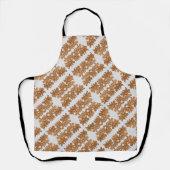 Gingerbread Man Christmas Cookie Holiday Baking Schort (Voorkant)