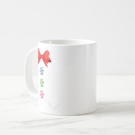 Gingerbread Man Christmas Costume Cookie Baking  Koffiemok (Voorkant links)