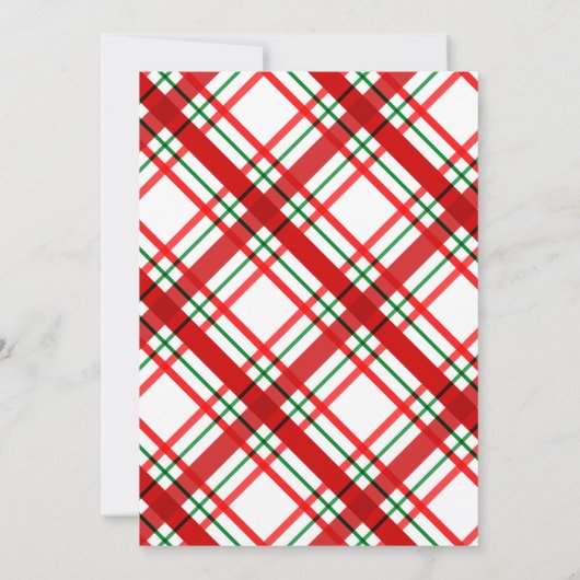 Gingerbread Man Christmas Letter to Santa Kaart (Achterkant)